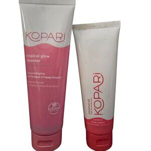 Kopari Tropical Glow Cleanser & Coconut Face Cream Set